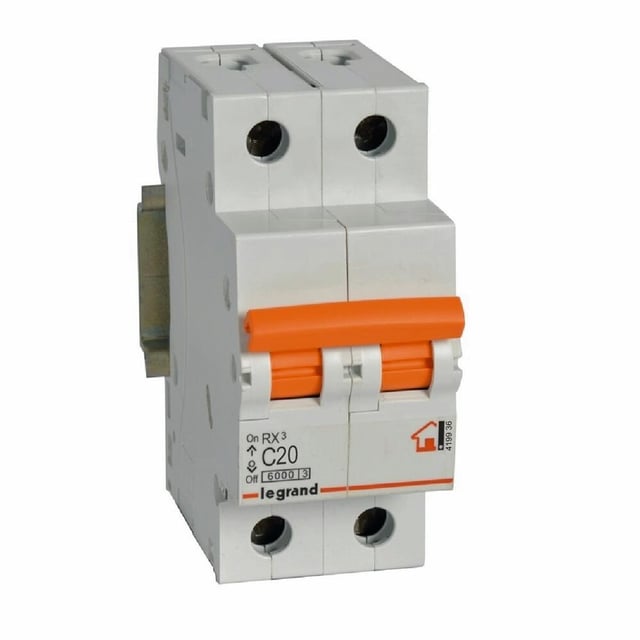 AUTOMATICO 2P 20A MANETA NARANJA LEGRAND