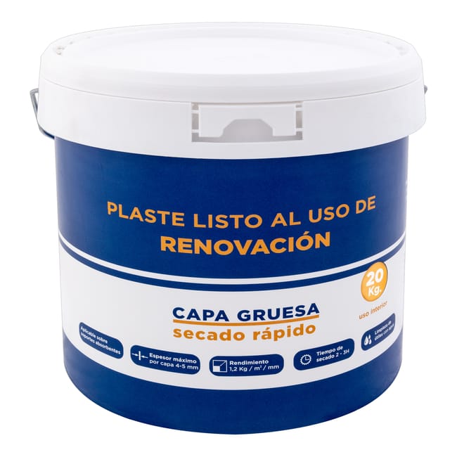 MASILLA EN PASTA CAPA GRUESA 20KG SECADO RÁPIDO - 1