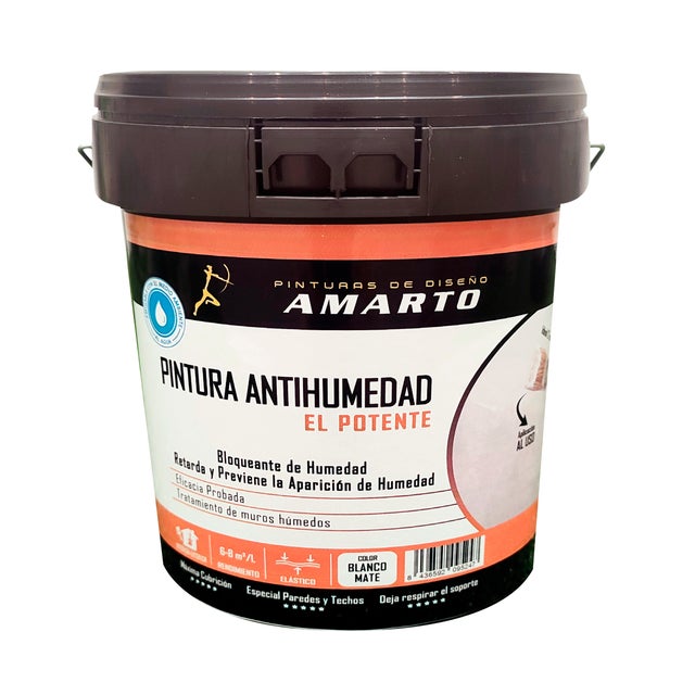 PINTURA INTERIOR/EXTERIOR ANTIHUMEDAD 5KG BLANCO