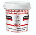 PINTURA PLASTICA BLANCA MATE 15L MAXIMA CUBRICION - 1