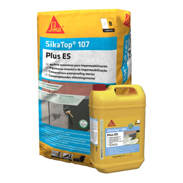 MORTERO IMPERMEABLE SIKATOP 107 PLUS 25 KG