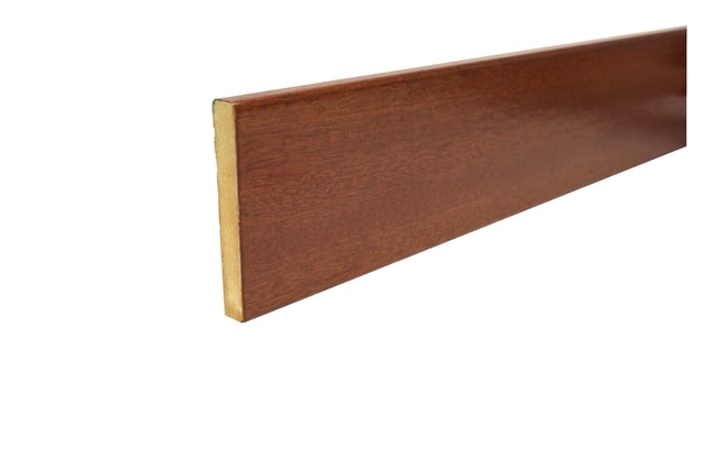 MOLDURA  DM RECHAPADA LISA SAPELLY 2200 X 90 X 12 MM