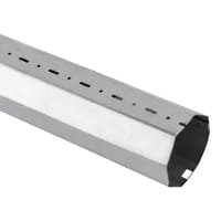 EJE METALICO OCTOGONAL  60  MM PARA PERSIANA. 1.5 M - 1