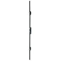 CERRADURA SEGURIDAD EMBUTIDA  3 PUNTOS 30MM 7851 NEGRA ISEO  - 1