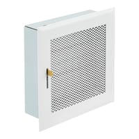 REJILLA REGISTRABLE PARA TUBO DE 120 MM 15X15 CM BLANCO - 1