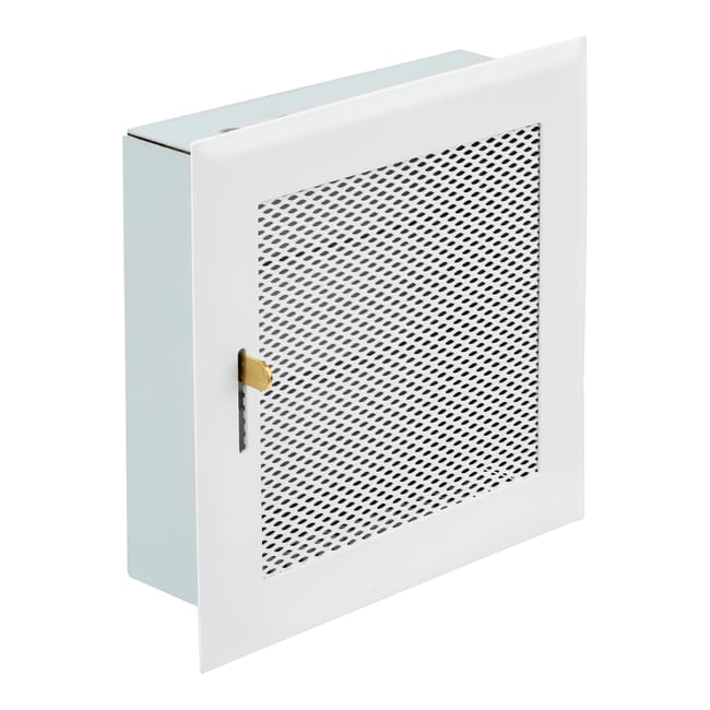 REJILLA REGISTRABLE PARA TUBO DE 120 MM 15X15 CM BLANCO - 1