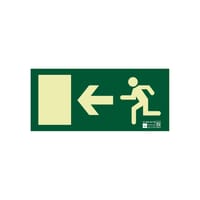 SEÑAL  FOTOLUMINISCENTE DIRECCIONAL IZQUIERDA - 1