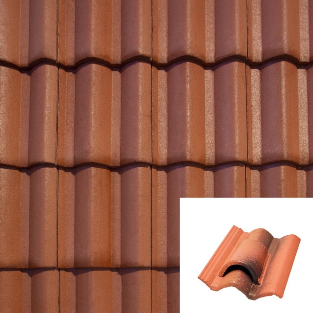 TEJA HORMIGÓN DE VENTILACIÓN GREDOS ROJO