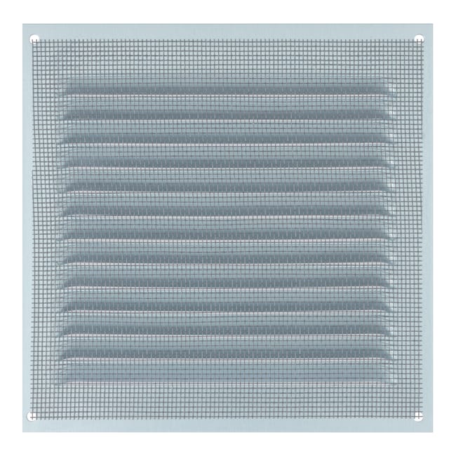REJILLA DE VENTILACION CON MOSQUITERA SOBREPONER ALUMINIO BRUTO 15 X 15 CM. ESPESOR 0.8  MM - 1