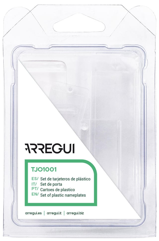 SET TARJETERO PLASTICO PARA BUZON - 5 UDS ARREGUI