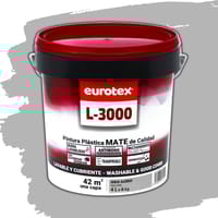 PINTURA PLASTICA GRIS ACERO MATE 4L L3000 - 1