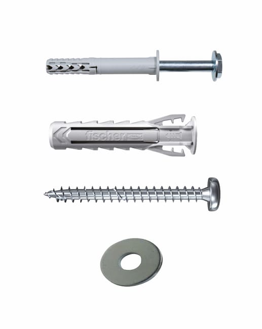 CONJUNTO FIJACION AIRE ACONDICIONADO 4 UDS FISCHER - 1