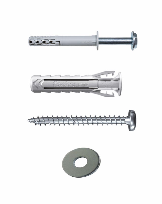 CONJUNTO FIJACION AIRE ACONDICIONADO 4 UDS FISCHER