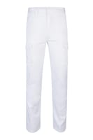 PANTALON DE TRABAJO MULTIBOLSILLOS ELÁSTICO BLANCO TALLA 50 VELILLA 103002S - 1