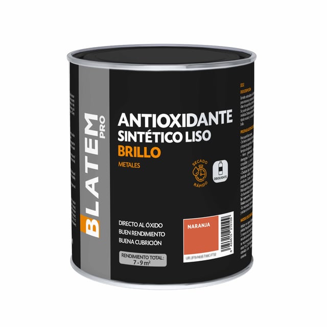ESMALTE SINTETICO ANTIOXIDANTE BRILLANTE 750ML NARANJA
