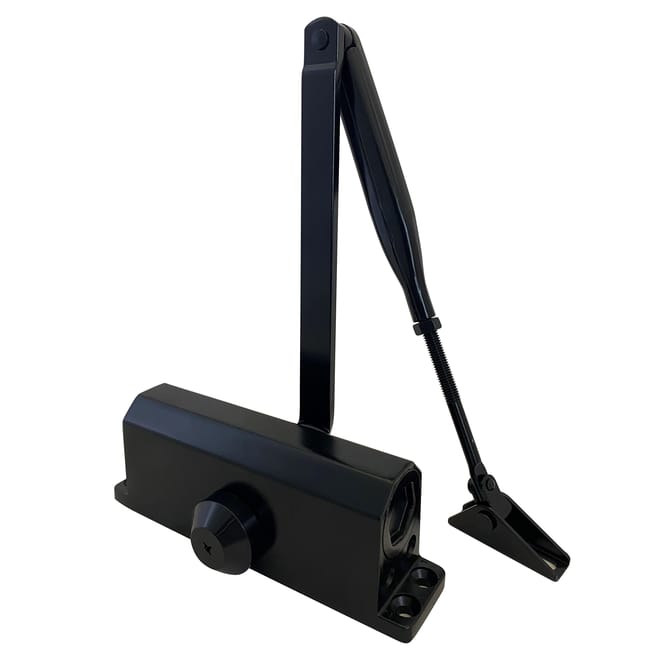 CIERRAPUERTA SIN RETENEDOR 60 KG NEGRO - 1