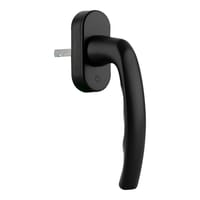 MANIVELA GRISAN PARA VENTANA OSCILOBATIENTE ALUMINIO MODELO ATLANTA NEGRO HOPPE  - 1