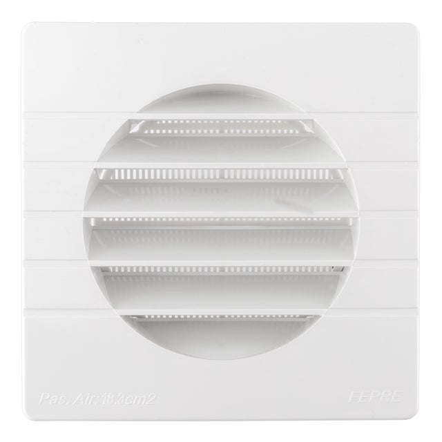 REJILLA DE VENTILACION EMPOTRABLE PLASTICO 14 X 14 CM