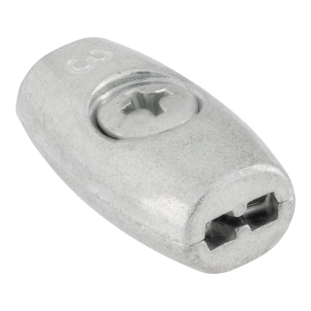 SUJETACABLE SUPER SIMPLE GALVANIZADO 3 MM. 4 UDS