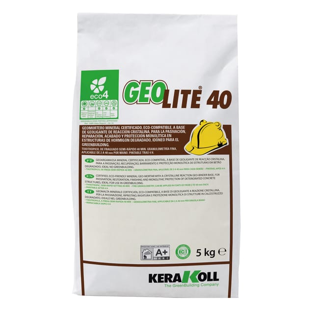 MORTERO REPARADOR R4 KERAKOLL GEOLITE-40 5 KG - 1