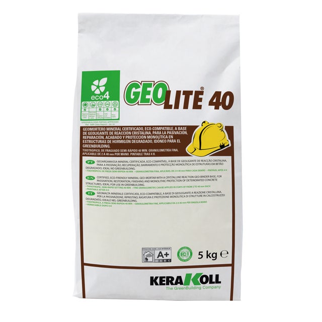 MORTERO REPARADOR R4 KERAKOLL GEOLITE-40 5 KG