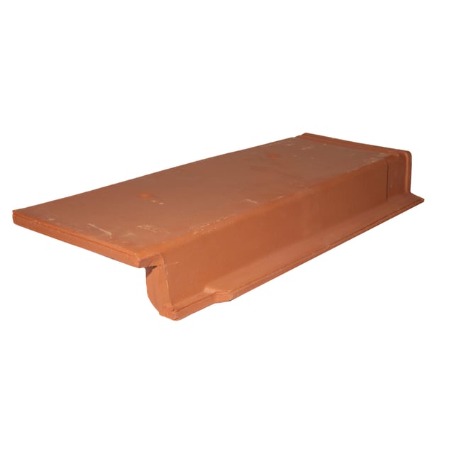 REMATE LATERAL IZQUIERDO PARA TEJA CERÁMICA MIXTA ROJO