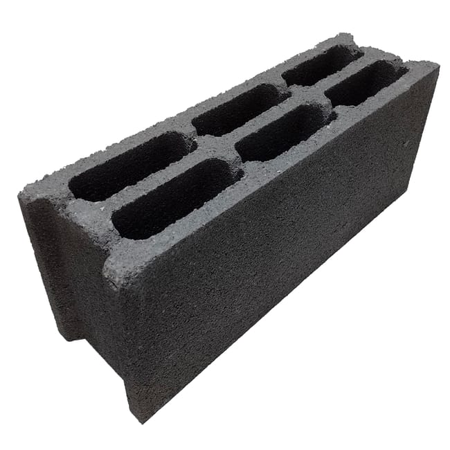 BLOQUE HORMIGÓN 2 CAMARAS HIDRÓFUGO GRIS 15X20X50 CM - 1