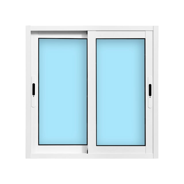 VENTANA ALUMINIO CORREDERA BLANCA 80X80CM