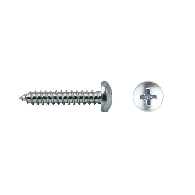 TORNILLOS ROSCA PARA METAL CINCADOS 4,8X70MM. 100UDS