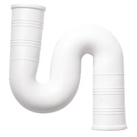 SIFON FREGADERO CURVO FLEXIBLE 1 1/2