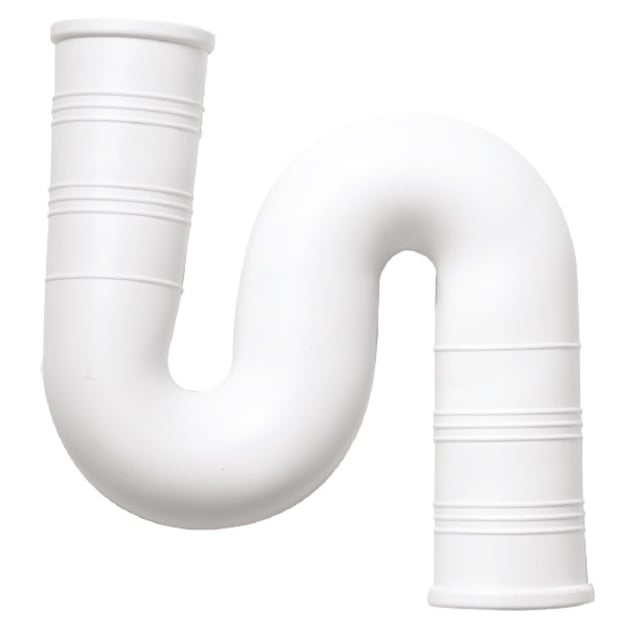 SIFON FREGADERO CURVO FLEXIBLE 1 1/2