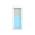 BALCONERA PVC PRACTICABLE CON PERSIANA BLANCA 90X218CM IZQUIERDA - 1