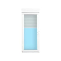 BALCONERA PVC PRACTICABLE CON PERSIANA BLANCA 90X218CM IZQUIERDA - 1