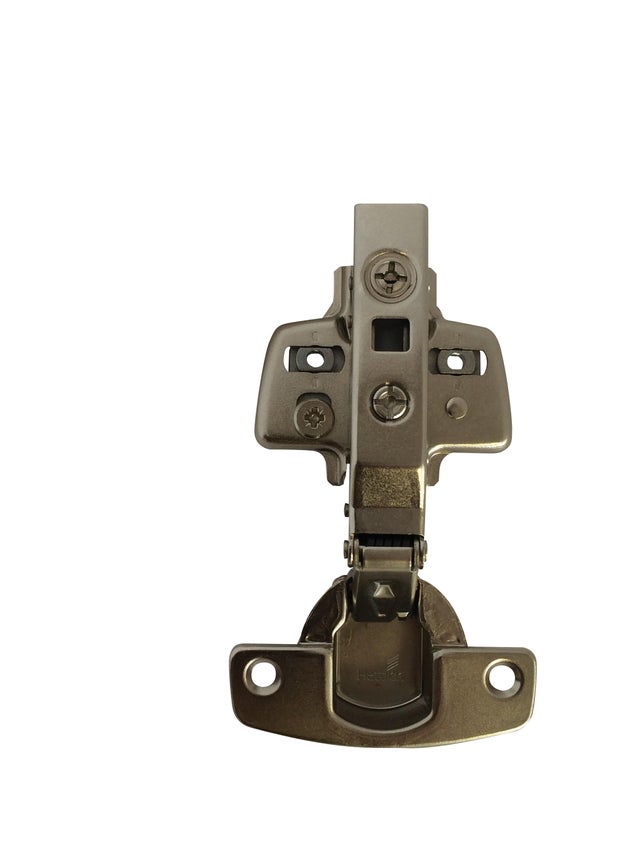 BISAGRA DE CAZOLETA 35 MM CIERRE AMORTIGUADO SUPERACODADA SISTEMA CLIP APERTURA 110 ° HETTICH. 2 UDS