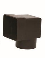 UNIÓN ANGULAR PARA CAZOLETA HORIZONTAL CUADRADA D100 MM - 1