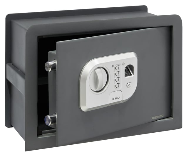CAJA FUERTE ELECTRÓNICA DE APERTURA CON HUELLA DACTILAR EMPOTRADA DE TAMAÑO MEDIO 6-11L ARREGUI