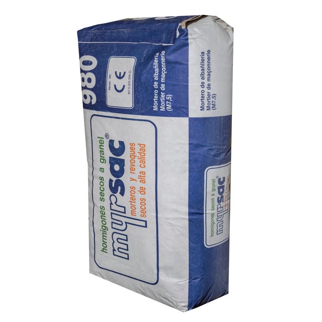 MORTERO SECO GRIS M7,5 MYRSAC 25 KG