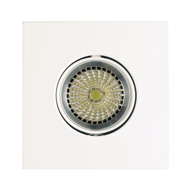 ARO DE EMPOTRAR ZAMAK 102 X 102 MM BASCULANTE BLANCO - 1
