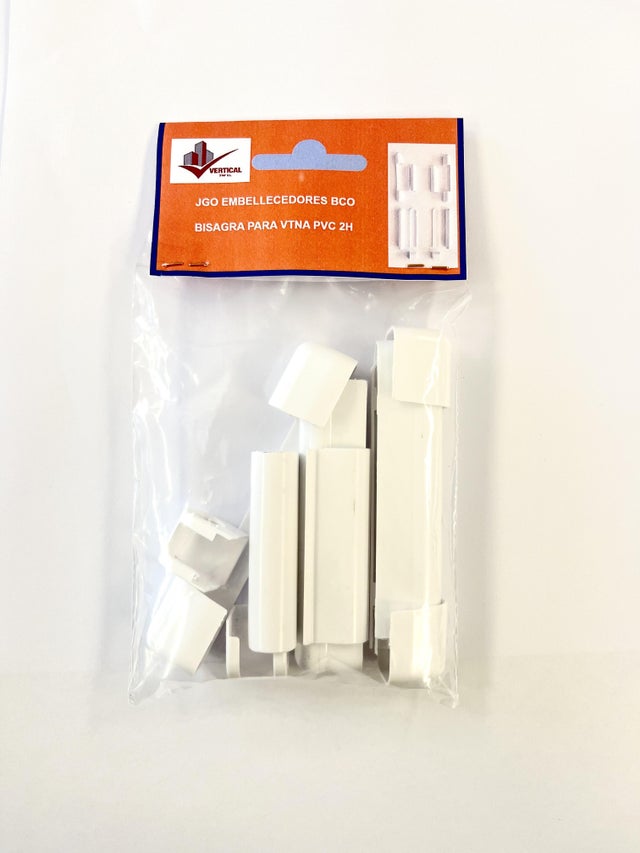 EMBELLECEDOR BISAGRA VENTANA PVC BLANCO