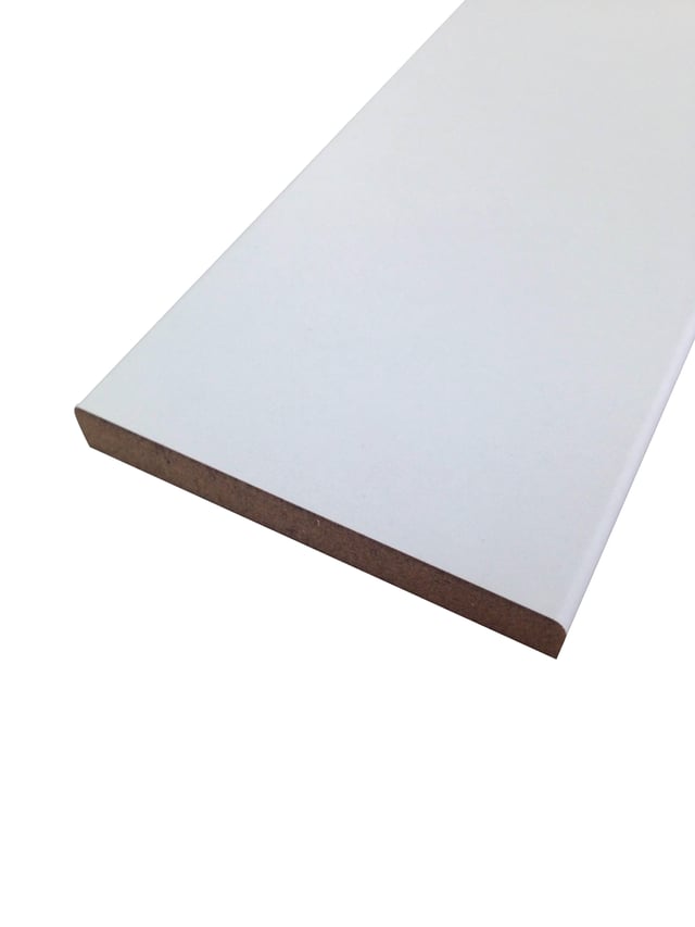 MOLDURA JAMBA MELAMINA BLANCO 2550 X 70 X 10 MM