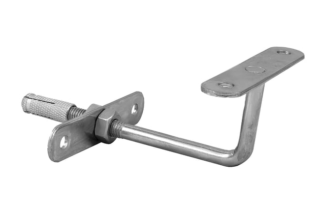 SUJECIÓN PASAMANOS COLOR PLATA