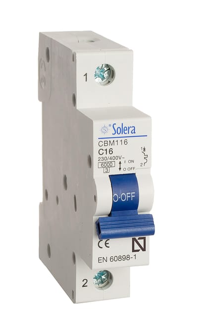 AUTOMÁTICO MAGNETOTÉRMICO 1P 16A SOLERA - 1