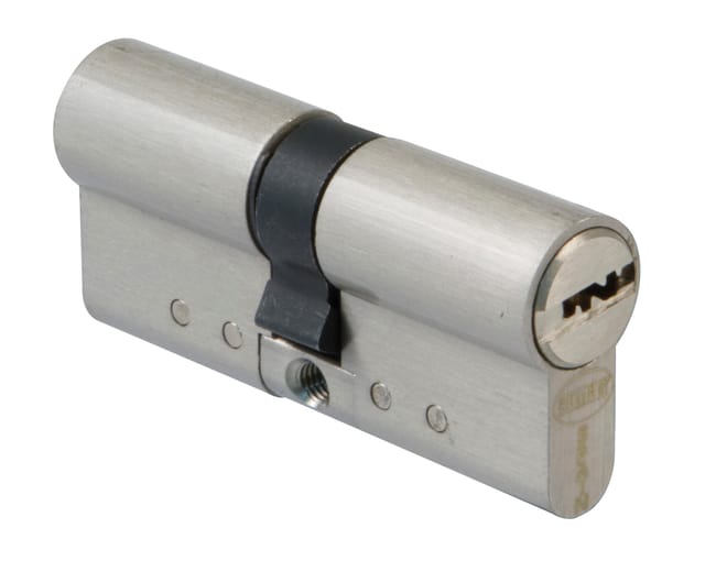 CILINDRO SEGURIDAD  ANTIROTURA Y ANTIBUMPING 30 X 40  MM.  NIQUEL 10000 AMIG - 1