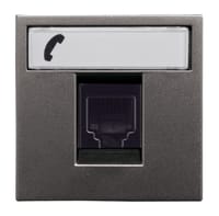 TOMA TELEFONO SERIE ZENIT ANTRACITA - 1