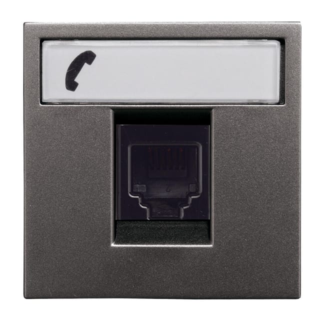 TOMA TELEFONO SERIE ZENIT ANTRACITA - 1