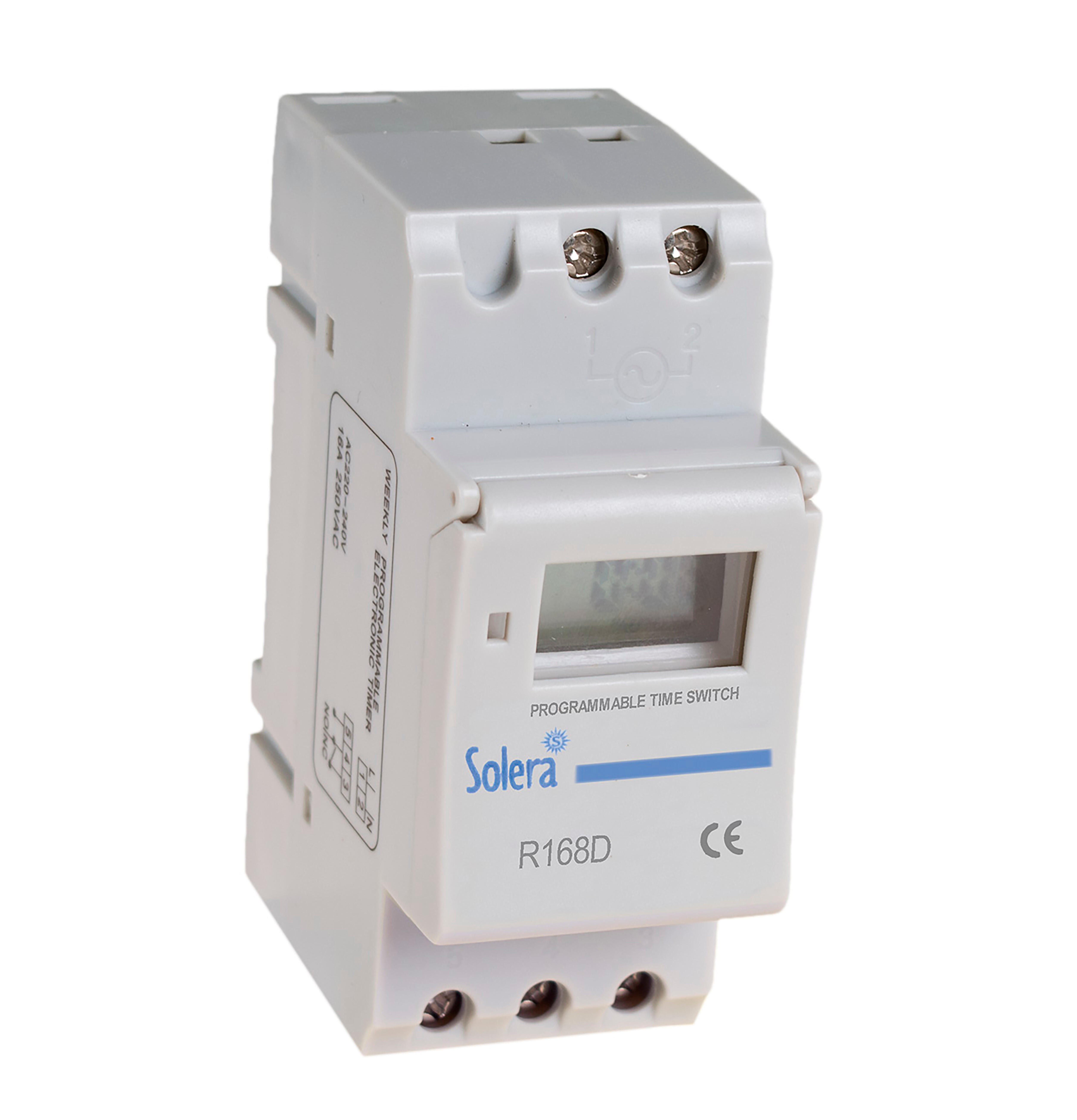 INTERRUPTOR HORARIO DIGITAL MODULOS SOLERA Obramat