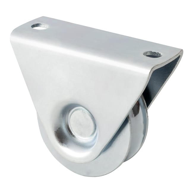 RUEDA PUERTA CORREDERA  80MM. SOPORTE SOBREPONER PARA PERFIL U 16 MM - 1