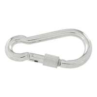 MOSQUETON  BOMBERO GALVANIZADO CON VIROLA 10 MM. 2 UDS - 1