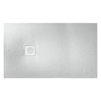 PLATO DE DUCHA RESINA RECTANGULAR ROCA BLANCO 80X120X2,8CM - 3