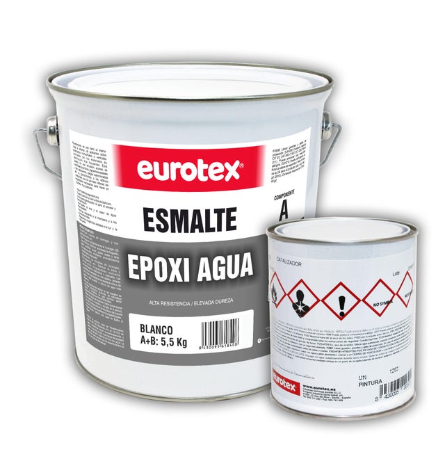 PINTURA EPOXI AL AGUA BICOMPONENTE 5.5KG BLANCO